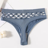 3Pcs/Set Sexy High Rise Panties Women Thongs Comfort G-String Underwear Sexy Lingerie Hollow Bottoms Female Underpants M-L
