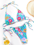 2025 Polka Dot Mini Micro String Bikini Women Swimsuit Female Bikinis Brazilian Swimwear Two Pieces Bikini Set Bathing Suit Swim