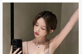Comfort Strapless Bra for Small Bust Seamless Bralette Adjustable Anti-Peek Summer Wear Thin Back Design Women S-XL MOYISU