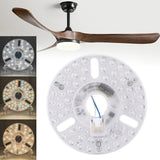 5.3 Inch Ceiling Fan LED Light Replacement 24W 3CCT Dimmable Magnetic LED Fan Light Board Panel Retrofit Light with Memory
