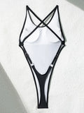Backless Extreme Mini Micro G String Thong Women Swimwear One Piece Swimsuit Female Monokini High Leg Cut Bathing Suit Swim Lady