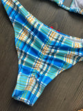 2025 New Sexy Palid Print Bikini Sets Swimsuit For Women Halter String Swimwear Female Brazilian Bathing Suits Summer Beach Wear