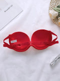 Women's Sexy Bra With Anti Slip And Transparent Shoulder Straps For Dual Use Small chest gathered and pushed bra A2150
