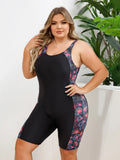 VigoJany 2026 Solid Patchwork Plus Size Swimwear Women Strapped Push Up Large One Piece Swimsuit Summer Chubby Bathing Suit