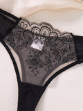 2-piece Black sexy lingerie set, an experience of daily intimate life that is both pure and exudes allure ZA824057