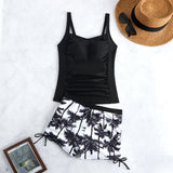 2026 Strappy Tankini Set Two Pieces Swimwear Female Beach Wear Swimsuit Women Bathers Bathing Swimming Swim Suit Beachwear
