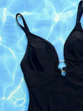 Scrunch Butt Criss Cross Backless Female Swimwear One Piece Swimsuit Women Monokini V Neck High Cut Bathing Suit Swim Bodysuit