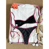 2026 Floral Flower Printed Bikini Women Swimwear Female Swimsuit Two-Pieces Bikini Set Brazilian Bather Bathing Suit Swim V8205
