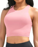 2026 Sporty Swim Vest Swimsuit Only Tops Padded Swimwear Women Solid Bathers Bathing Swimming Suit Female