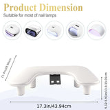 Nail art hand pillow, adjustable height, with 360 ° rotating phone holder and arm support pad, suitable for nail salon tools.