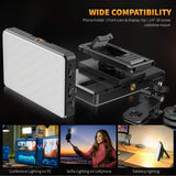 120 LED 3000Mah Rechargeable Clip Video Light Adjusted 3 Light Modes for iPad Laptop Makeup TikTok Selfie Vlog Live Stream