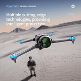 Lenovo A26 Pro FPV HD Drone  4K Triple Camera Brushless Motor Obstacle Avoidance Foldable RC Quadcopter Drone for Adults Kids