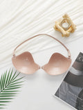 Invisible chest strap detachable women's bra gathered seamless adhesive evening dresses and parties braissere JB2511
