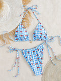 Sexy Micro Bikini Women Swimsuit Trend Two-piece Thong Bikini Set Lace Up Beach Wear Female Swimwear for Woman Bathing Suit