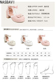 Girls Women 2026 Lolita Square Heeled Leather Single Shoes White Bow Lolita Mary Janes Summer Buckle Strap Sandals Dress Shoes