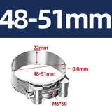 304 Stainless Steel Hose Clamp for Air Water Fuel Pipes