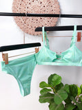 Sexy Bikini Push Up High Waist Swimwear Swimsuit Women Bronzing Snakeskin Print Bikinis Set Bathing Suit Female Metal Hoop Decor