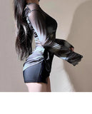 Ins Style Bikini Swimsuit Split Three Piece Set Sexy Belly Covering Slimming Hot Spring Swimsuit