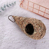 Handwoven Bird House Natural Grass Hanging Bird Nest