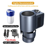 Smart 2 In 1 Car Heating Cooling Cup for Coffee Miik Drinks Electric Beverage Warmer Cooler Holder Travel Mini Car Refrigerator