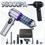 Car Vacuum Cleaner High Power Portable Handheld Wireless Brushless Motor Cleaning Machine Powerful Air Duster for Home Appliance