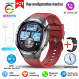 2025 New BOXUXING Watch 5 MAX Smart Watch AMOLED Screen NFC GPS Tracker Bluetooth Call Health Waterproof Smartwatch Men Women