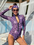2026 New One Piece Printed Swimsuit Bikini Long Sleeved Swimsuit Bikini Set High Waist Bikinis Swimwear Beach Swimsuit Swimwear