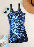 2026 Sporty Printed Slim Swimsuit Women One Piece Vintage Swimwear Female Sexy Bathers Bathing Swimming Swim Suit Beachwear XXL