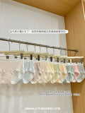 Zero-feel comfortable, breathable and lightweight women's mid-waist underwear