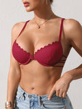 Butterfly lace Backless Style sexy bras Fashion Comfortable women's bra Front closure push-up bra