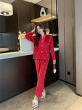 Autumn and winter new gold velvet pajamas V-neck Korean velvet sweet and sexy lace home clothes