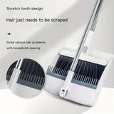 3-in-1 Rotatable Folding Magnetic Broom and Dustpan Cleaning Set, Lightweight Cleaning