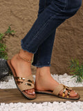 Women's Slippers New Summer Style Braided Versatile Casual Sandals Soft Sole Women's Flip Flop Women's Sandals Zapatos De Mujer