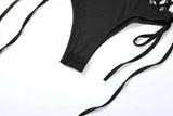Hollow Out Sexy Cyber Y2k Bodysuits Gothic Mesh Patchwork Tops Female Glove Sleeve Mock Neck Bodysuit Fashion P4ZQ