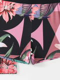3 Pieces High Waist Bikinis 2026 Women Printed Swimwear Female Bandeau Swimsuit With Kimono Bathers Swimming Bathing Swim Suit