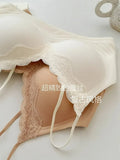 Wirefree Bra for Small Boobs Push Up Padded Strappy Summer Bralette Seamless Comfort Daily Wear Lightweight Thin Straps Lingerie