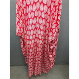 7 Colors Leaves Printed With Belt Half Sleeve Tunic Beach Cover Up Cover-ups Beach Dress Beach Wear Beachwear Female Women V4511