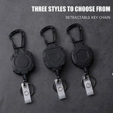 Retractable Badge Holder with ID Card Holder Case Clip