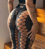 Summer Tights For Women's Fishnet Clothes See-through Body Stockings , High Waist Sexy Long Socks Female Lingerie High Stretch