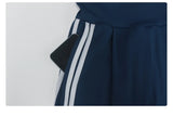 New Contrasting Striped Yoga Sets Women Hanging Neck Slim Sports Vest Gym Outfits High Waist Pocket Pants Running Fitness Suits