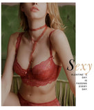 Logirlve Ultrathin Bra Transparent Brassiere Sexy Underwear Plus Size Cup Embroidery Women Lingerie Lace Bras Hollow out