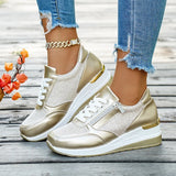 EUR Size 44 Leisure Black Wedges Trainers Sneakers Summer Pink 5.5cm Heels Comfy Walking Casual Shoes Women Daily Wear Footwear