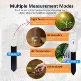 Zigbee Soil Moisture Tester Meter Tuya Smart Life Hygrometer Temperature Soil Fertility Sensor For Z2M Automation Irrigation