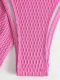With Skirt Wrinkled Bra Cup Bikini Female Swimsuit Women Swimwear Three-pieces Bikini Set Push Up Bathing Suit Swim Beachwear