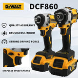 Dewalt DCF860 Wireless Brushless Screwdriver 20V Lightweight Impact Electric Tool Portable Power Drill for Home Improvement