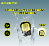 AREEVO PocketCLIP Wearable Speaker, IP67 Waterproof Bluetooth Speaker Clip-on Wireless Portable Speaker Hifi Stereo 10h Playtime