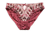 MOYISU Pure Desire Victoria Thin Bra Set Lace Mesh Red Beautiful Back Sex Underwear Hold Up with Underwire Transparent Bra Woman
