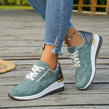 Plus Size 44 Platform Casual Sneakers for Women Lace Up Anti Slip Thick Sole Sport Shoes Woman 2026 Spring Zipper Walking Shoes
