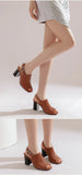 New Women Sandals Peep Toe High Heels Summer Gladiator Shoes Black Brown Woman Ankle Strap Sandalias Female Mujer Big Size