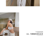 French Anime Style Lingerie Set Ultra Thin White Lace Bra Small Breasts Push Up Traceless Bralette Pure Desire Gathering Sexy BB
